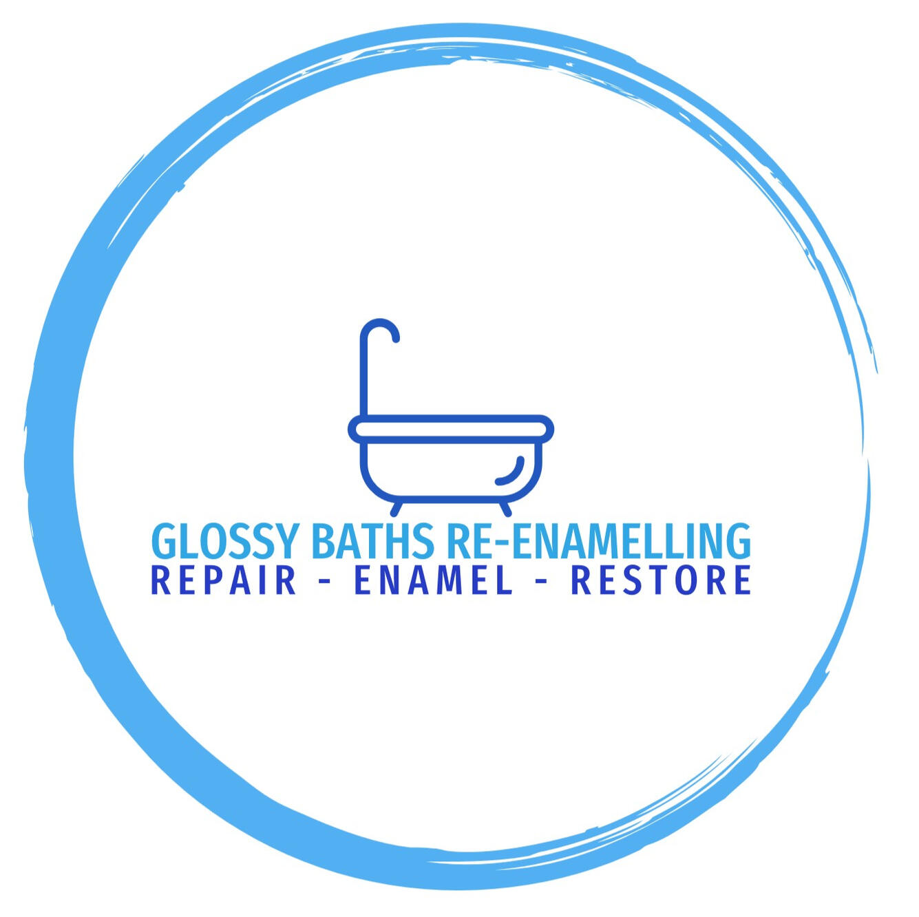 Glossy Baths Re-enamelling logo Glossy Baths Re-enamelling logo in Birmingham